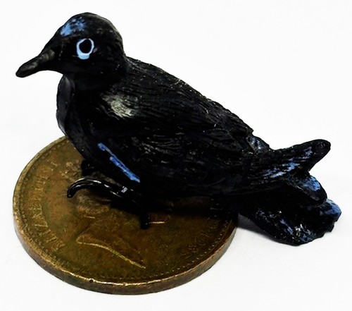 Dolls house resin - resin, black