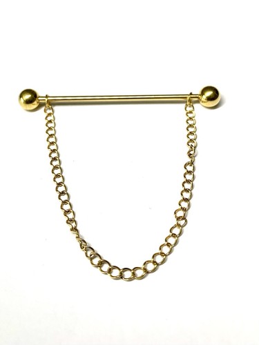 Stylish gold chained - gold, collar