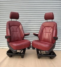 Genuine VW Transporter T6 T6.1 Caravelle Sport Leather Swivel Heated Seats #41
