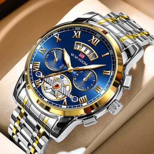Mens luxury quartz watch - quartz,
