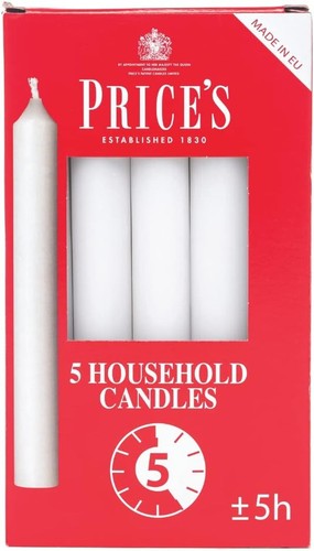 Long burning unscented - unscented, pillar