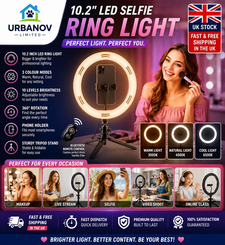 Led selfie ring - 10.2'',