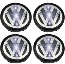 4 x Alloy Wheel Centre Hub Caps 65mm Golf Passat Sharan 3B7601171 UK  Seller
