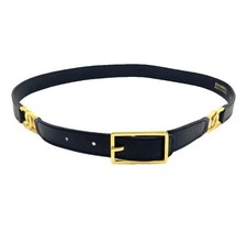 Chanel Vintage Black Leather