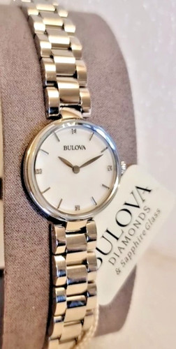 Bulova ladies diamond - bulova, 4