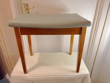 Vintage oak stool made for the British Military Household Furniture 1975
