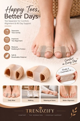 Soft silicone bunion corrector - bunion,