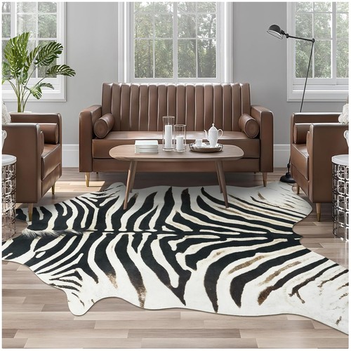 Zebra hide rug animal skin - zebra,
