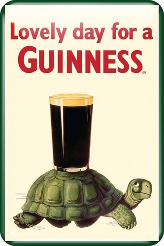Vintage guinness metal sign - vintage,