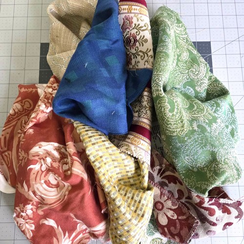 Fabric scrap grab bag - scrap,