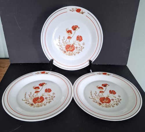 Vintage arcopal poppy dinner - vintage, 'poppy'
