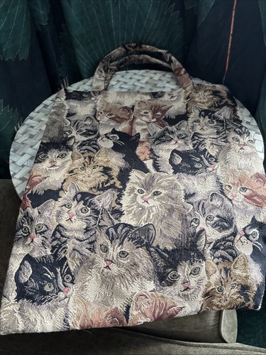 Cat kitten tapestry style - cat/kitten,