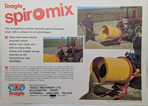 Teagle spiromix tractor - teagle,
