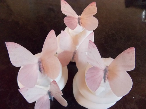 Precut pale pink edible - pale,