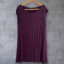 gudrun sjoden Purple Knee Length Tank Dress In Purple Medium D2