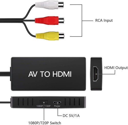 Rca hdmi adapter av - hdmi,