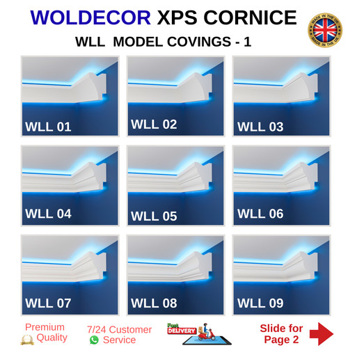Coving cornice moulding led - coving,