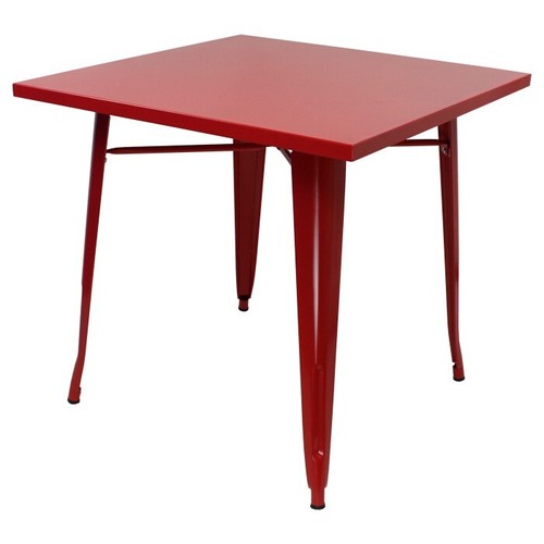 Tolix style dining table gloss - dining,