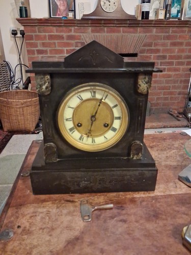Antique german junghans slate - german,