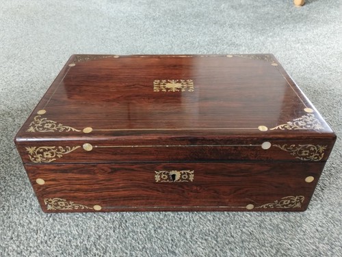 Antique rosewood mother of - antique,
