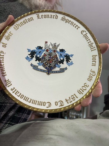 Winston churchill birth plate - winston,