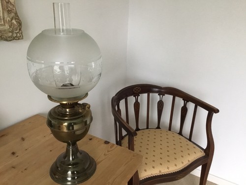 Vintage brass duplex oil - brass,