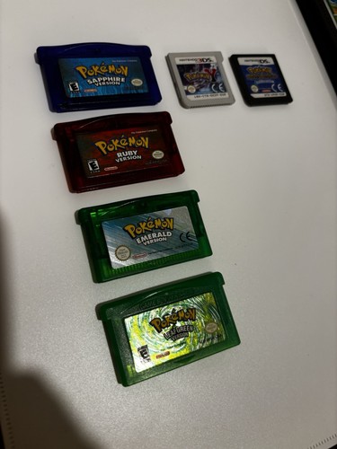 Pokemon leaf green - green, gameboy