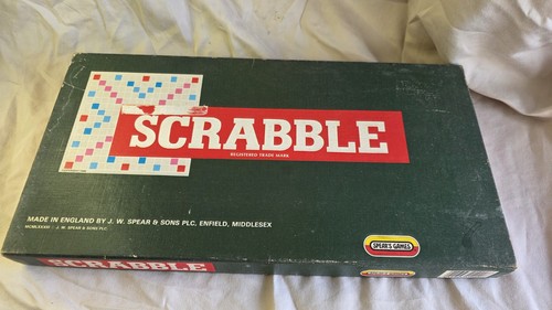 Vintage unused scrabble - unused, board