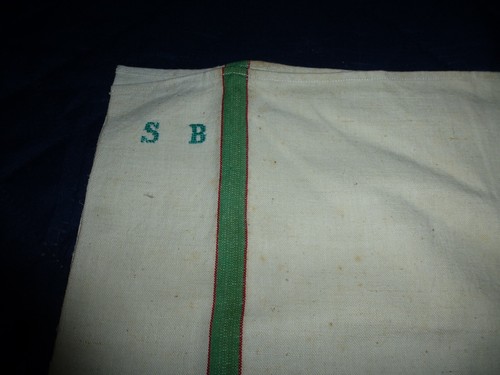 Vintage french green striped - green,