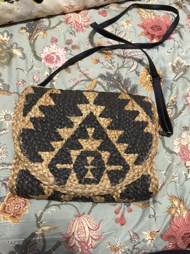 Boho bag basket - basket, rattan