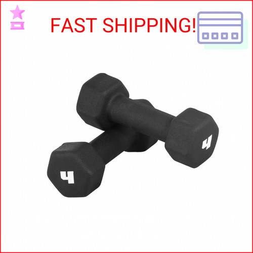 Cap barbell neoprene - 4, lb