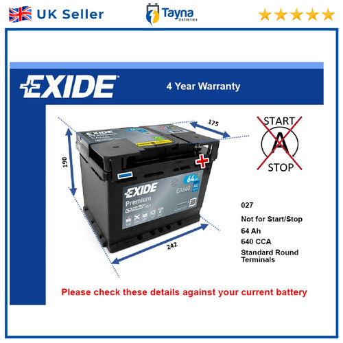 Car battery ea640 - car,