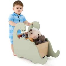 COSTWAY 2 in 1 Wooden Baby