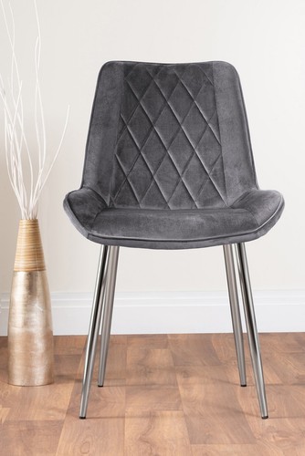 Pesaro luxury velvet chrome - velvet,
