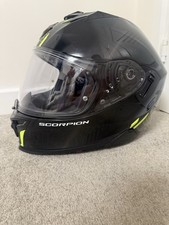 Scorpion EXO-520 Evo Laten - Black/Yellow Motorbike helmet Size L