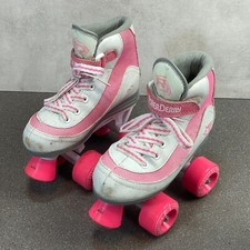 Kids Pink & White Roller Derby