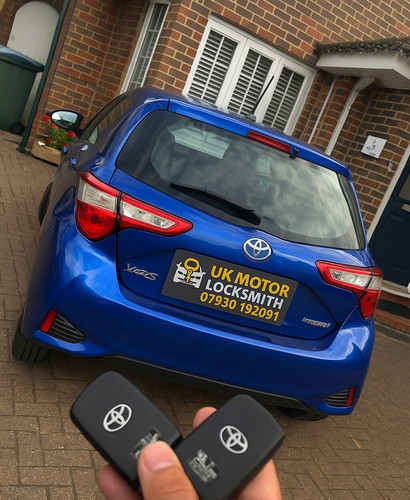Toyota yaris key lost spare - toyota,