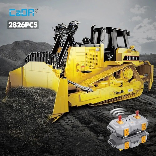 2826pcs bulldozer building - bulldozer,