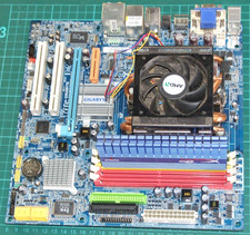 Gigabyte GA-MA69GM-S2H ATX motherboard + AMD Athlon 64 X2 6000+ CPU & 512Mb Ram