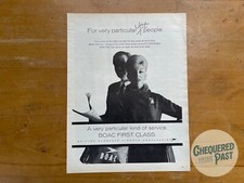 Vintage 1960's BOAC 1st Class