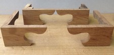 Antique Clock Oak Bracket Feet