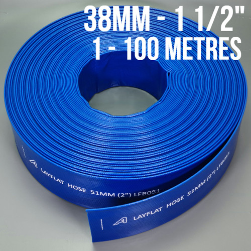 38mm layflat pvc water - 1/2",