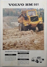 Original Brochure For Volvo BM