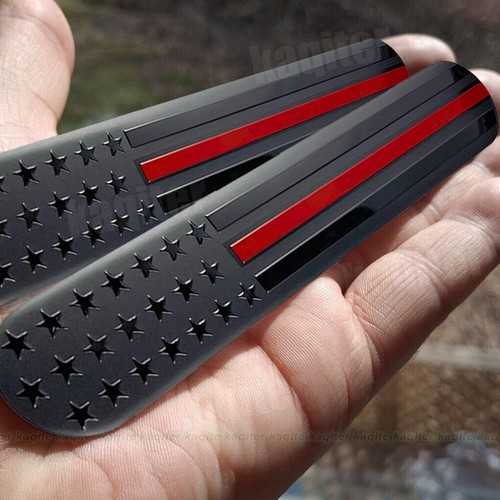 2pcs american flag emblem - 3d,