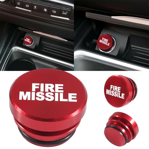 12v red fire missile - fire, button
