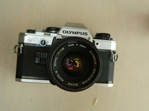 Olympus om10 slr film camera - olympus,