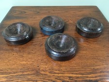 ANTIQUE OAK FURNITURE CASTER