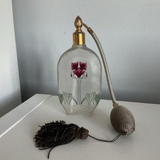 Vtg Art Nouveau Style Glass