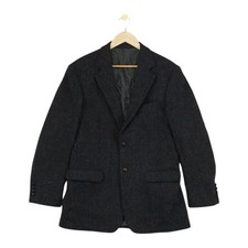 Marks & Spencers Tweed Wool Blazer Mens Size 38 Multicoloured Single Breasted