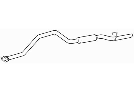 Quality rear exhaust silencer - quality,